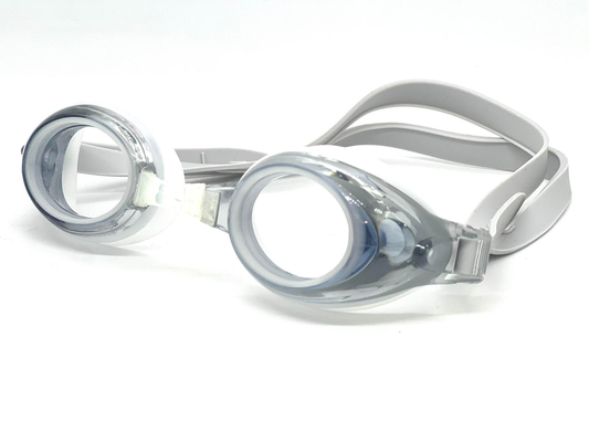 GRAY SWIMMING GOGGLES (PRESCRIPTION CAN BE ADDED)